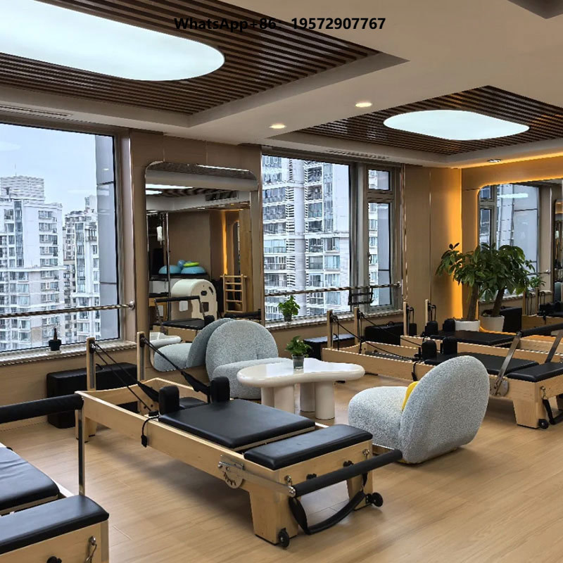 Pilates And Yoga Studio - Customized Maple Wooden Adjustable Multi-Functional Pilates