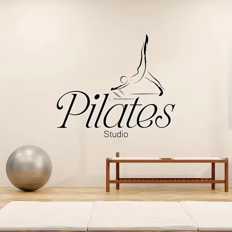 Pilates Yoga Quotes - Pilates Studio Sticker Wall Decal Motivational