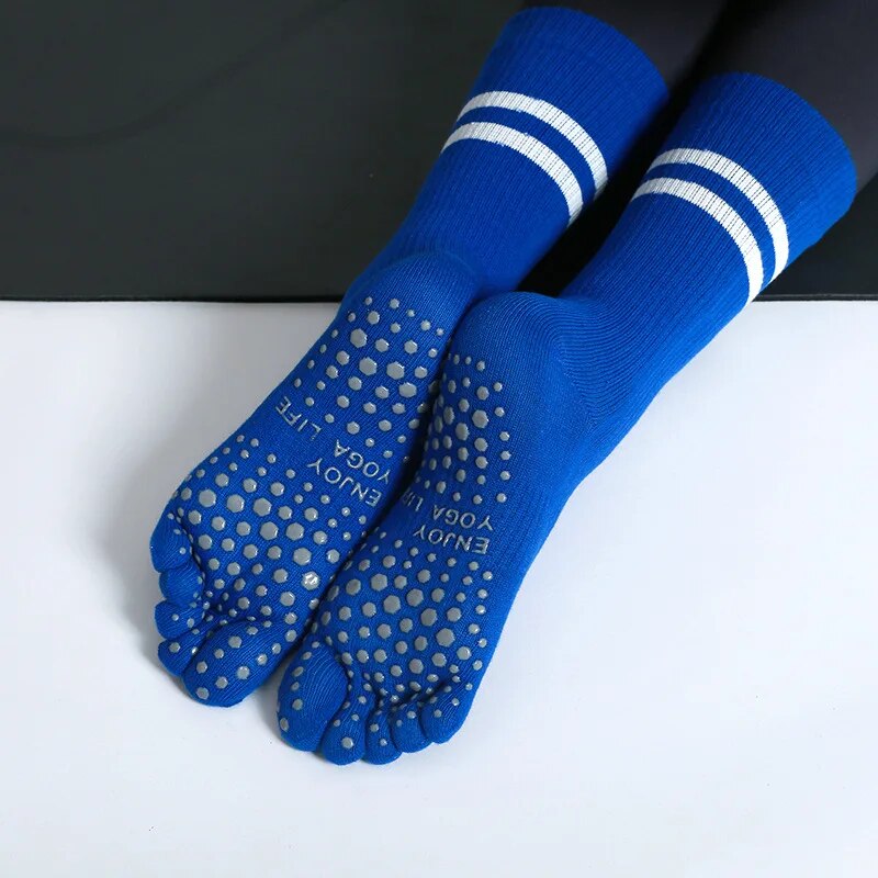 Medias Para Pilates Y Yoga - Women Breathable Yoga Socks Mid-tube Non-slip