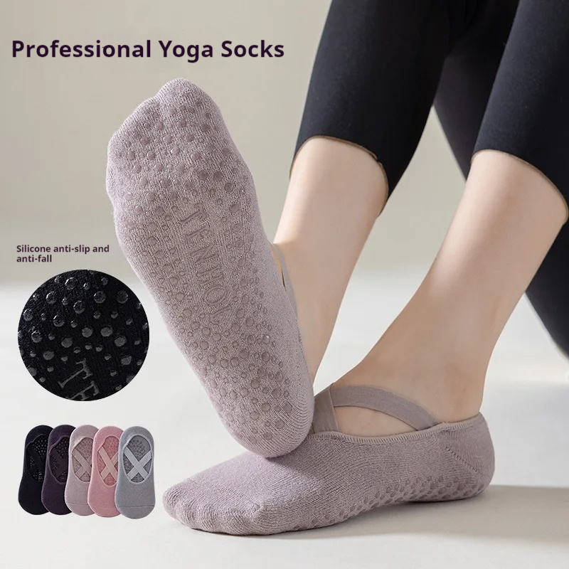Medias Para Pilates Y Yoga - Professional Women Yoga Socks Silicone Anti-slip