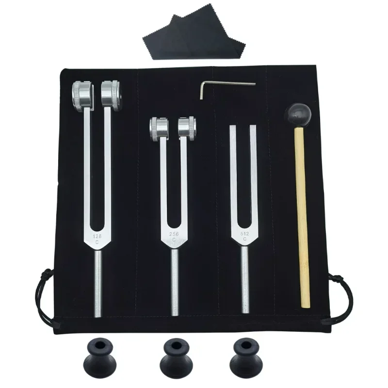 3PCS Tuning Fork Set 128 256 5 - Pilates Yoga Outfit recension och pris