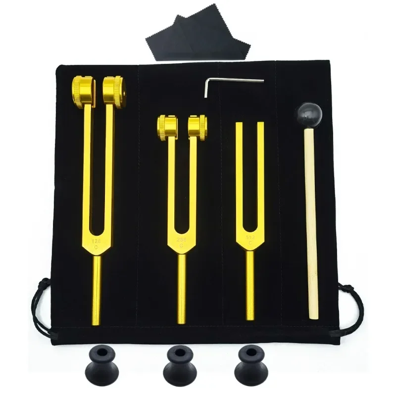 3PCS Tuning Fork Set 128 256 5 - Pilates Yoga Outfit recension och pris