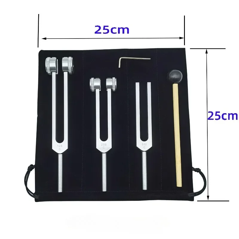 3PCS Tuning Fork Set 128 256 5 - Pilates Yoga Outfit recension och pris