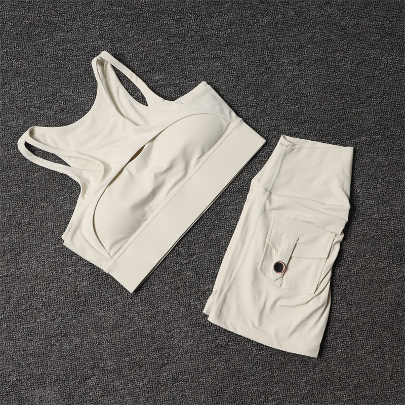 Fitness Shorts Yoga Sets Women - Pilates Yoga Gear recension och pris