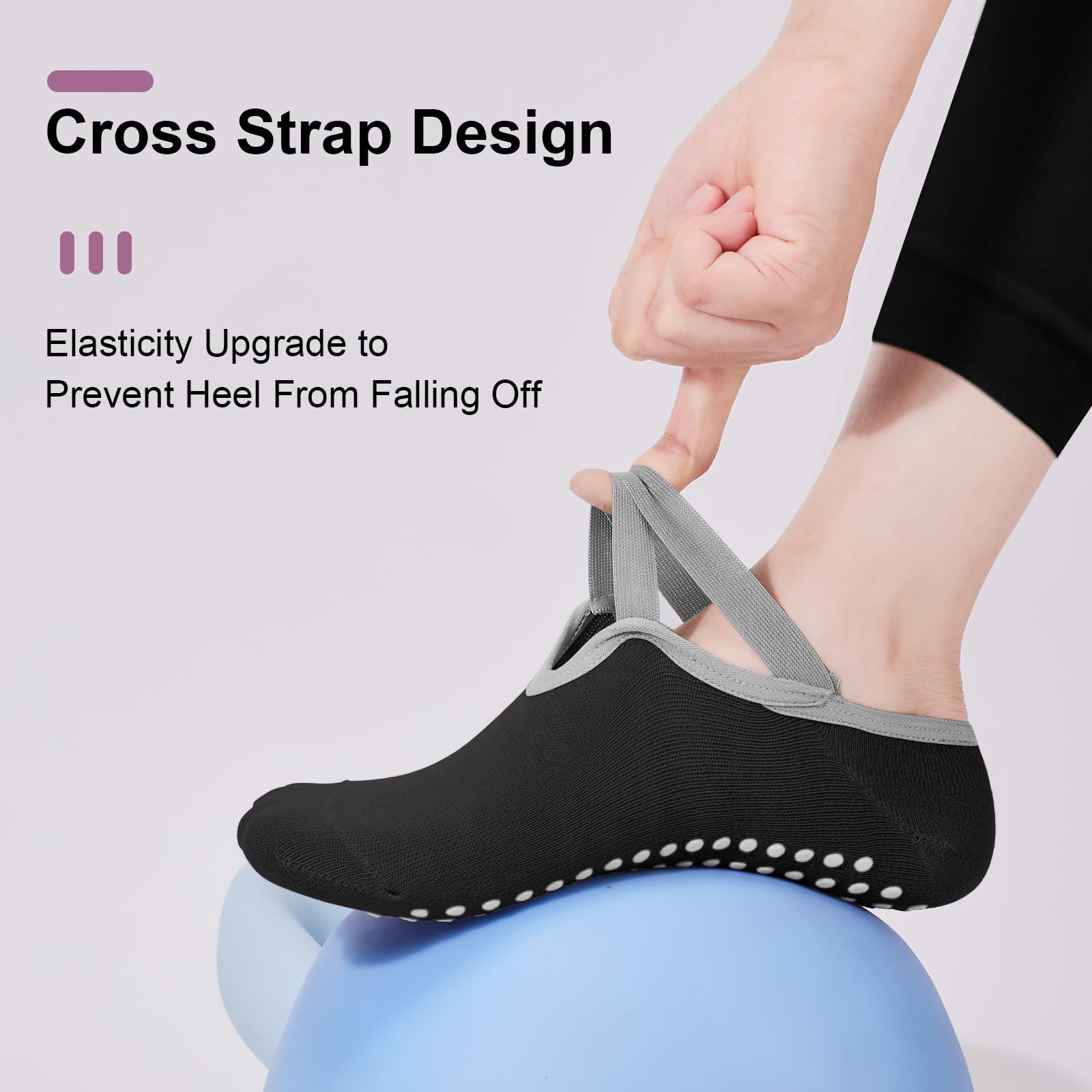 4-Pack Women's Pilates Socks,  - Medias Para Pilates Y Yoga recension och pris