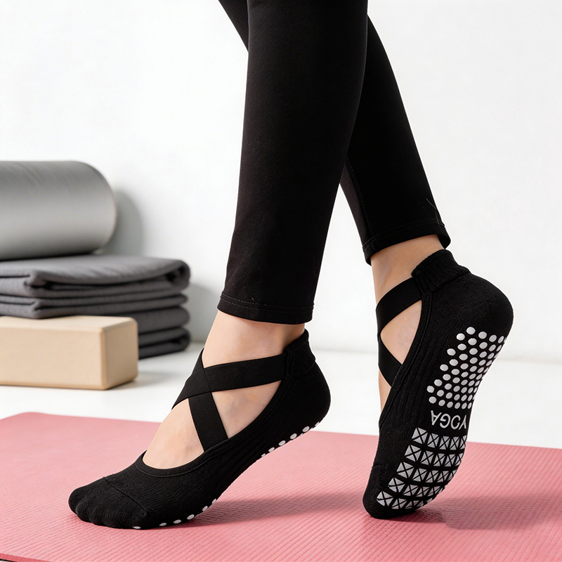 Women Non-Slip Yoga Socks Sili - Medias Para Pilates Y Yoga recension och pris