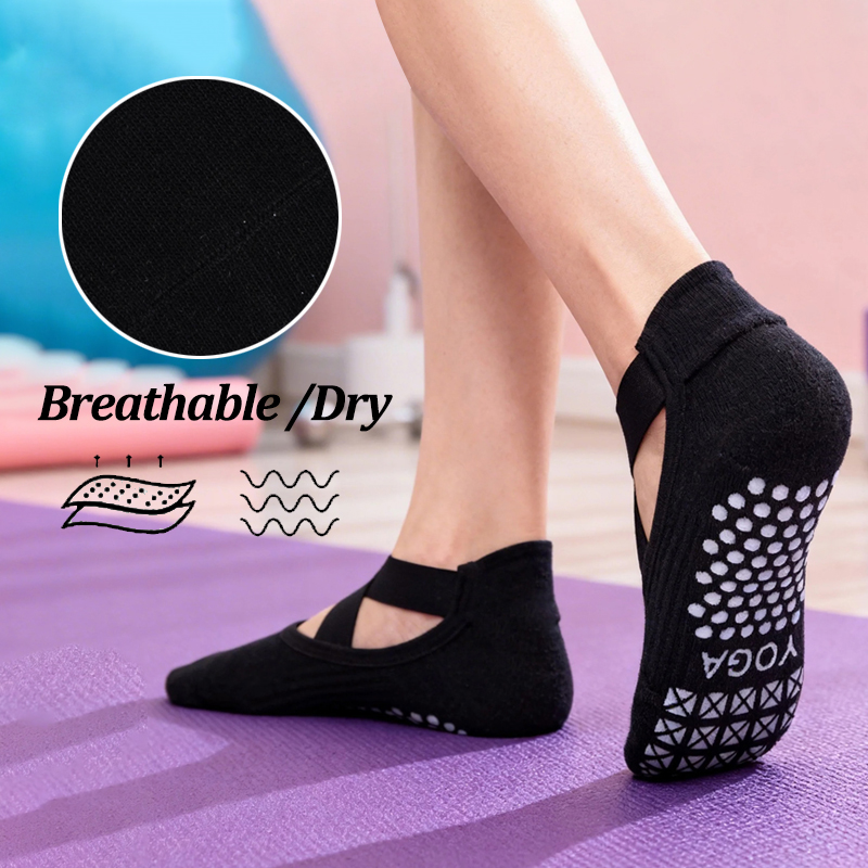 Women Non-Slip Yoga Socks Sili - Medias Para Pilates Y Yoga recension och pris