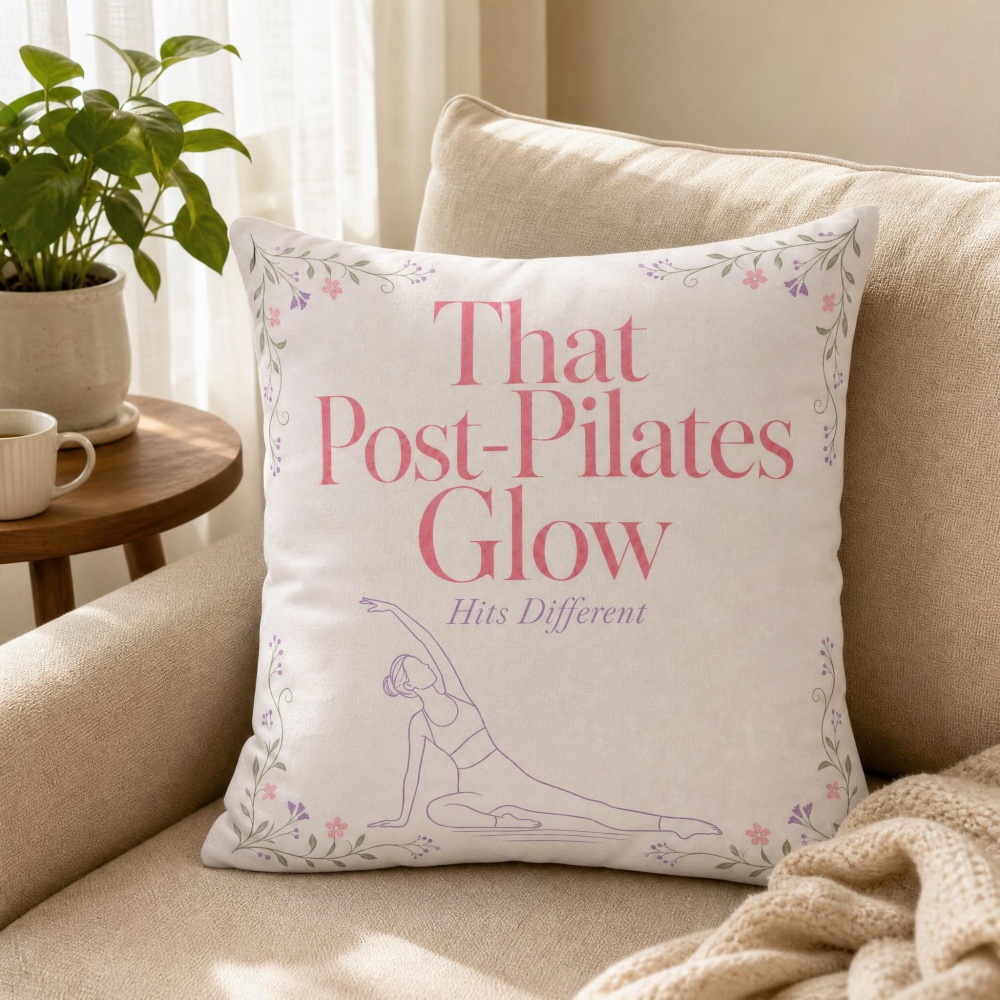 Minimal Floral Vine Pilates La - Pilates Yoga Quotes recension och pris