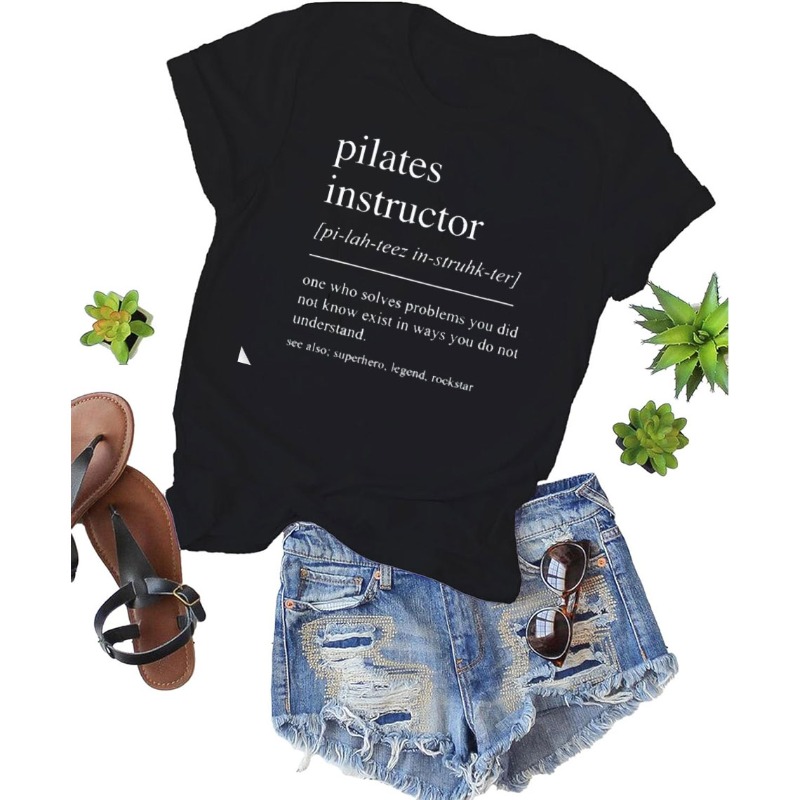 Pilates Instructor Cotton T-sh - Pilates Yoga Instructor recension och pris
