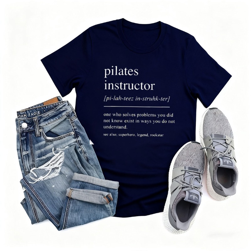 Pilates Instructor Cotton T-sh - Pilates Yoga Instructor recension och pris
