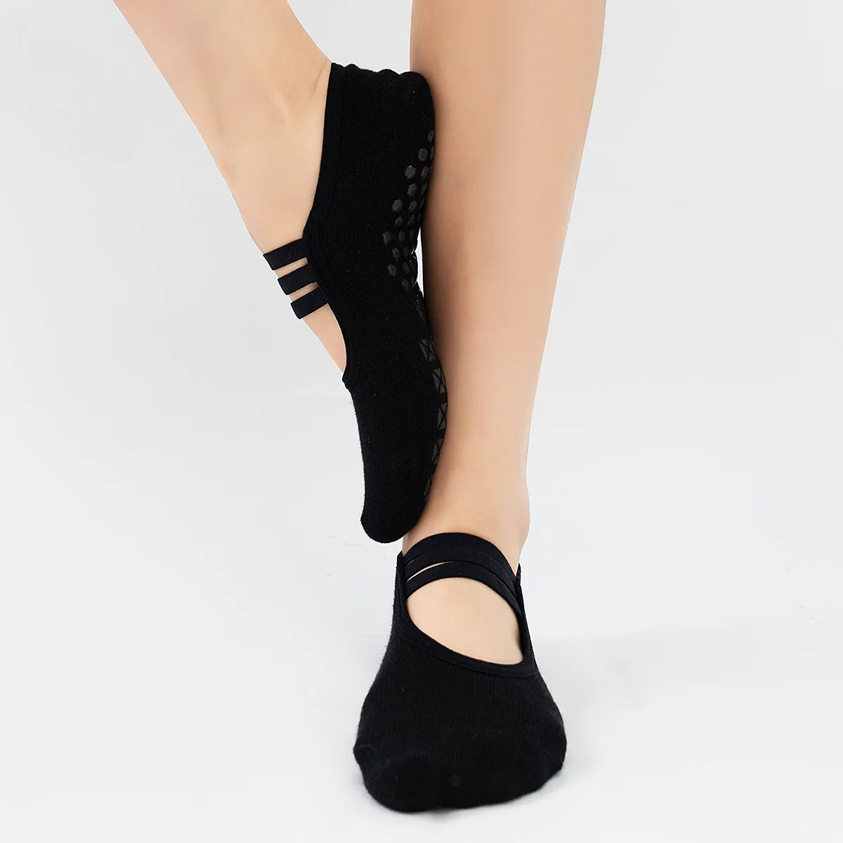Silicone Non-slip Yoga Socks W - Medias Para Pilates Y Yoga recension och pris