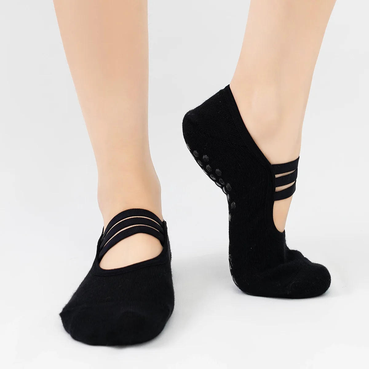 Silicone Non-slip Yoga Socks W - Medias Para Pilates Y Yoga recension och pris