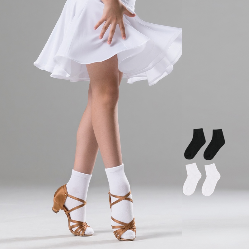 Girls Women Latin Socks White  - Medias Para Pilates Y Yoga recension och pris